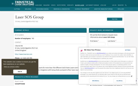 Laser SOS Group | Industrial Laser Solutions