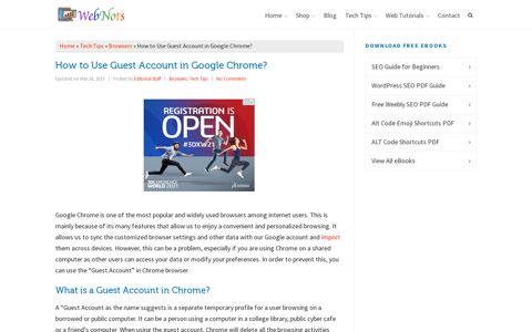 How to Use Guest Account in Google Chrome? » WebNots