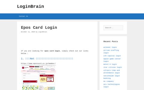epos card login - LoginBrain