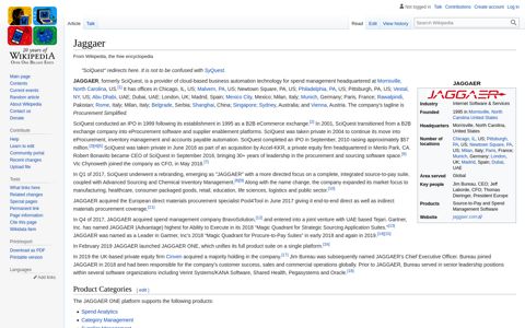 Jaggaer - Wikipedia