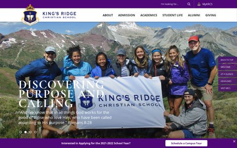 King's Ridge Christian School | Private College Preparatory ...