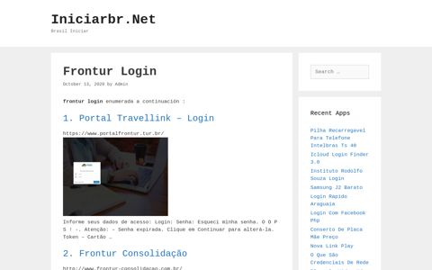 Frontur Login - Iniciarbr.Net