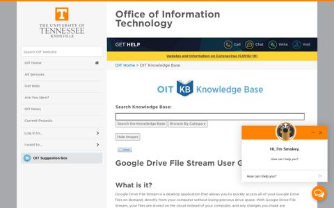 Google Drive File Stream User Guide - OIT HelpDesk