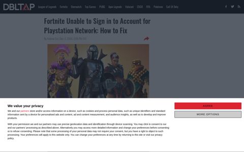Fortnite Unable to Sign in to Account for Playstation Network ...
