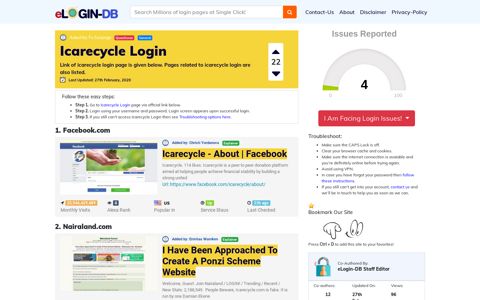 Icarecycle Login - A database full of login pages from all over ...