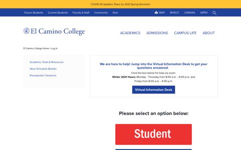 MyECC - El Camino College Portal