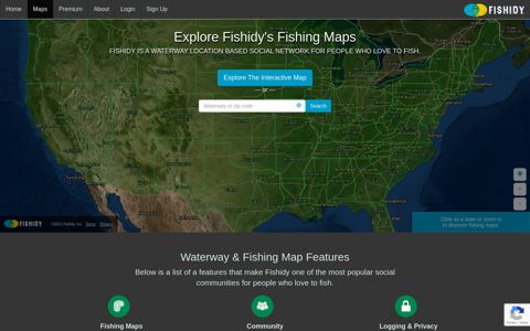 Online Fishing Maps & Charts - Fishidy