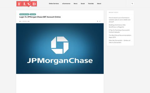 Login To JPMorgan Chase EBT Account Online - The Flud