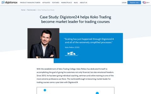 Case Study - Koko Trading | Digistore24