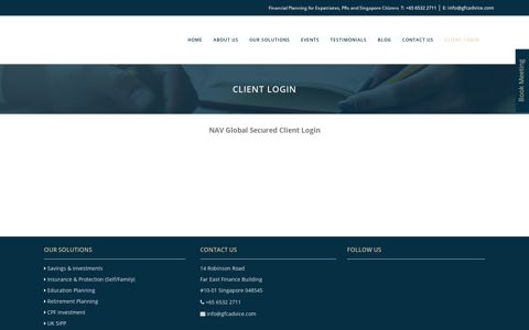 Client Login | Global Financial Consultants