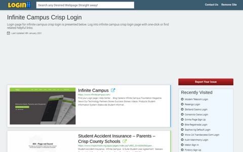 Infinite Campus Crisp Login - Loginii.com