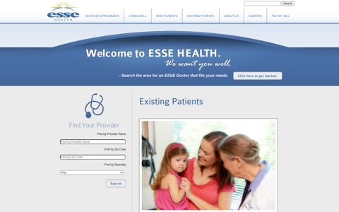 Existing Patients - Esse Health