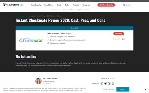 Instant Checkmate Review 2020: Cost, Pros, and Cons