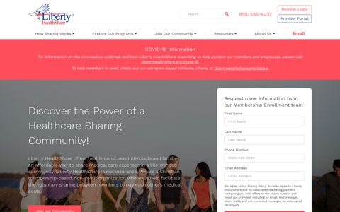 Liberty HealthShare: Home Page