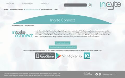 Incyte Connect » Incyte Diagnostics