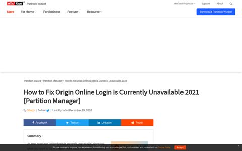 How to Fix Origin Online Login Is Currently Unavailable 2020