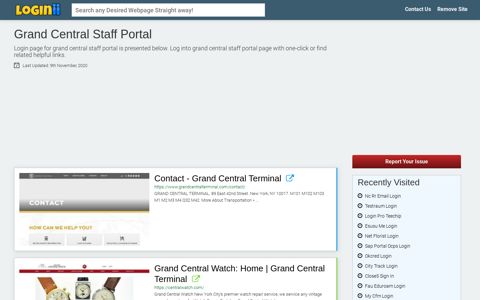 Grand Central Staff Portal - Loginii.com