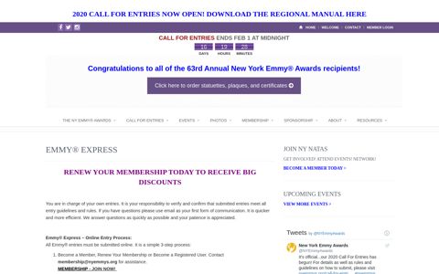 Emmy® Express - New York Emmy® Awards
