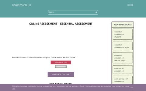 Online Assessment - Essential Assessment - General ...
