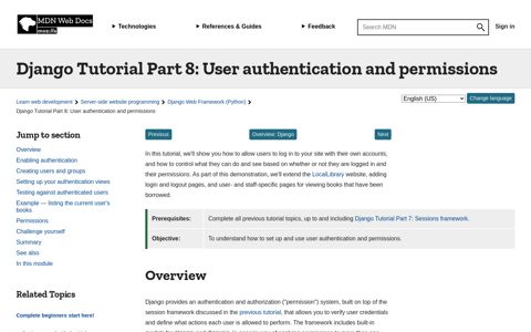 Django Tutorial Part 8: User authentication and permissions ...