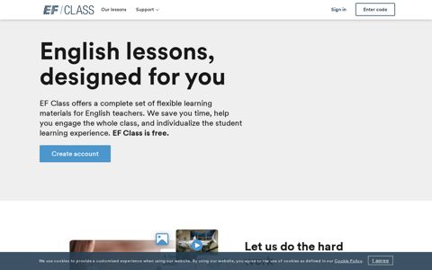 EF Class - English lessons, designed for you
