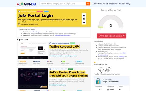 Jafx Portal Login