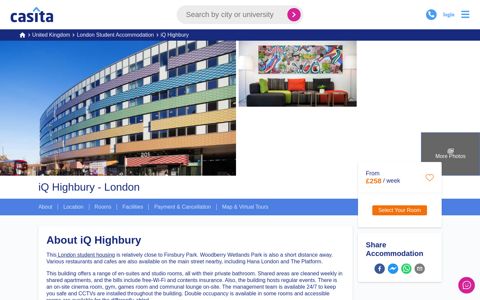 iQ Highbury, London | Student Accommodation