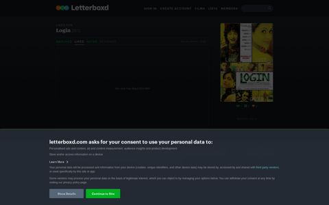 ‎Likes for Login • Letterboxd