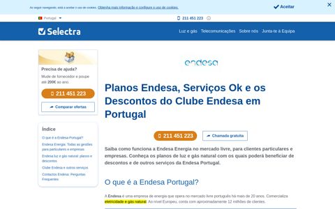 Endesa: planos, serviços e descontos da Endesa em Portugal