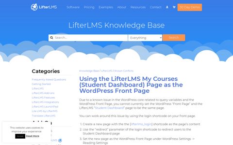 Using the LifterLMS My Courses (Student Dashboard) Page ...