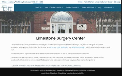 Limestone Surgery Center | Northeast Georgia ENT