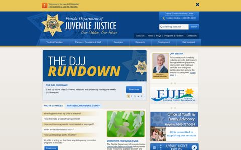 Florida Department of Juvenile Justice: Home
