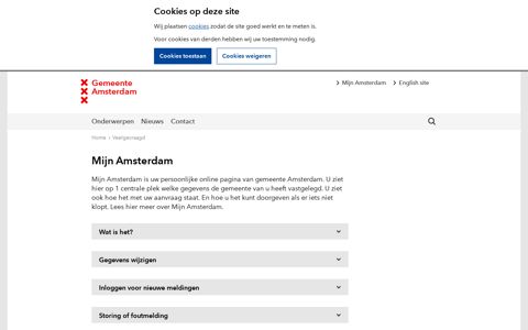Mijn Amsterdam - Gemeente Amsterdam