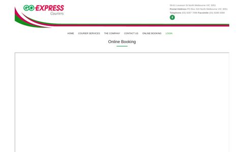 Online Booking - Go Express