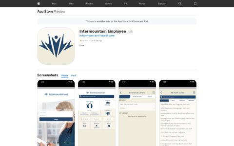 ‎Intermountain Employee on the App Store
