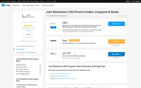 Jarir Bookstore USA Promo Codes | 60% Off in December (2 ...