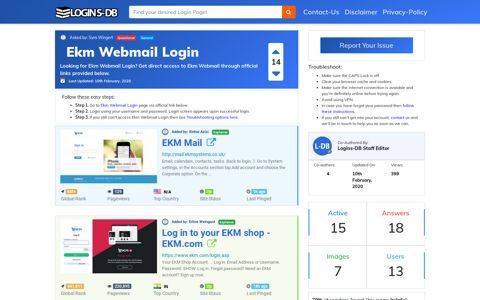 Ekm Webmail Login - Logins-DB