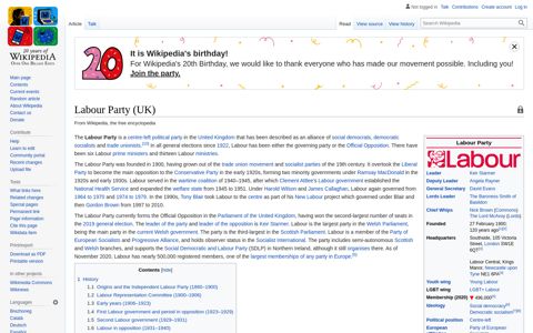 Labour Party (UK) - Wikipedia