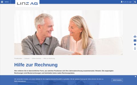 Hilfe zur Rechnung - Linz AG