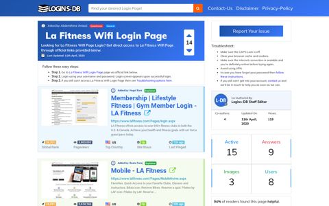 La Fitness Wifi Login Page - Logins-DB