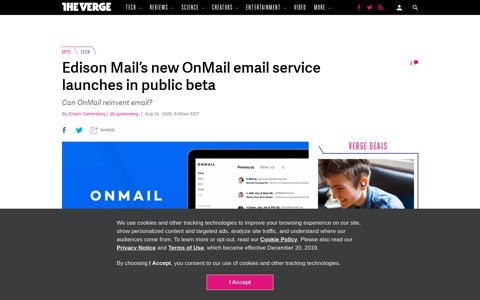 Edison Mail's new OnMail email service launches in public ...