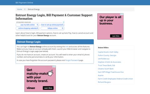 Entrust Energy Login, Bill Payment & Customer Support ...
