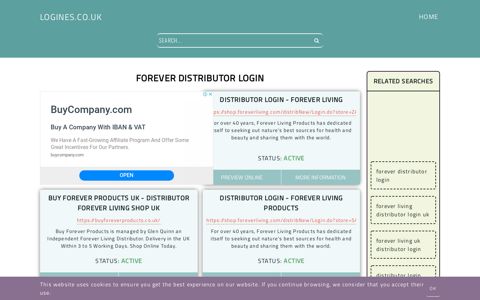 forever distributor login - General Information about Login