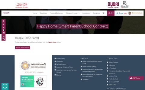 Happy Home (Smart Parent-School Contract)