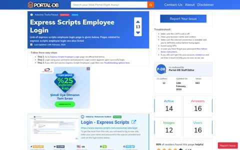 Express Scripts Employee Login - Portal-DB.live