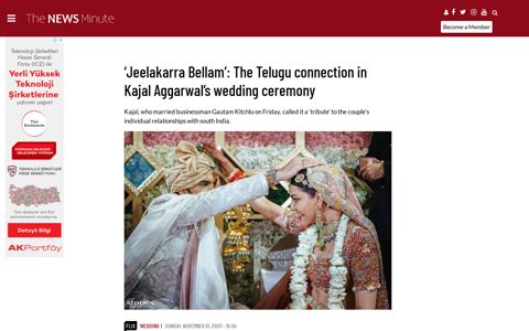'Jeelakarra Bellam': The Telugu connection in Kajal ...