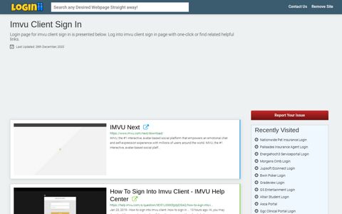 Imvu Client Sign In - Loginii.com