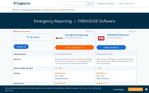 Emergency Reporting vs FIREHOUSE Software - 2020 ...