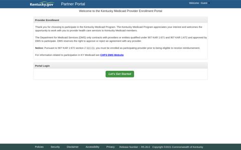 Partner Portal - Kentucky.gov