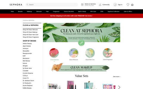 Clean Beauty | Best Natural & Organic Options | Sephora